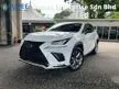 Recon 2019 Lexus NX300 2.0 F Sport Facelift UNREGISTER 2 Tone Interior 360 Surround Camera 3LED Headlights Sequential Signal Grade 4 28k Mileage 5Yrs Warrty - Cars for sale