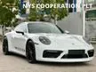 Recon 2020 Porsche 911 Carrera Coupe 3.0 PDK 4S Turbo 992 Unregistered Top Speed 305 Km/h Sport Design Package With Spoiler Sport Exhaust System Porsche D