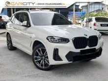 2022 BMW X3 2.0 xDrive30e M Sport SUV UNDER WARRANTY FULL SERVICE LOW MILEAGE 58K SUNROOF 360 CAMERA