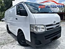 2014 Toyota Hiace 2.5 Panel Van (M) ONE OWNER TIP TOP CONDITION