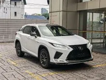 2022 Lexus RX 300 2.0 F Sport 4WD SUV - Grade 5AB, Panoramic Roof, 360 Surround View Camera, Ventilation and Heated Seat