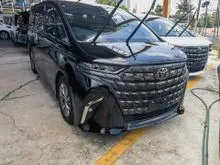 2024 Toyota Alphard 2.5 Z 7-Seater MPV/HUD/SUNROOF/FREE 8 YRS WARRANTY