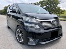 2011 Toyota Vellfire 3.5 Z G Edition MPV ZG PILOT SEAT 2 P/DOOR P/BOOT P/START WARRANTY VL V L