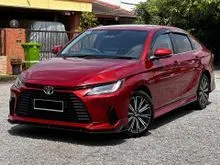 2024 Toyota Vios 1.5 G Sedan / SUPER GOOD CONDITION / CAMERA 360 / FULL LEATHER SEAT / REVERSE CAMERA / CAR PAINT GLOSSY / LAND SKIP SYSTEM