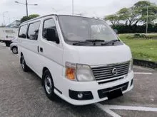 2013 Nissan Urvan 3.0 Window Van CASH or LOAN