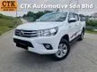 Used 2019 Toyota Hilux 2.4 G 4WD Pickup Truck (A) TIPTOP CONDITION 360 CAMERA DOUBLE CAP