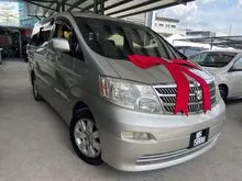 2004 TRUE TRUE Toyota Alphard 2.4 G (A) POWER DOOR NICE NUMBER 5888 NO PROCESSING FEE