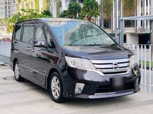 2013 Nissan Serena 2.0 S-Hybrid High-Way Star (A) HIGH SPEC, FULL SERVICE RECORD