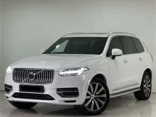 2021 Volvo XC90 2.0 Recharge T8 Inscription Plus SUV 78K KM Only Full Service Record Under Warranty  Superb Condition One Owner Only
