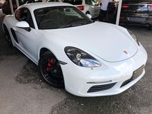 2017 Porsche 718 2.0 Cayman TURBO SPORT CHRONO PACKAGE (UNREGISTERED)