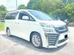 Used TOYOTA VELLFIRE 2.4 Z PLATINUM MPV 7 SEATHER FACELIFT POWER DOOR/BOOT WELL MAINTAINED (2 YEAR WARRANTY) - Cars for sale