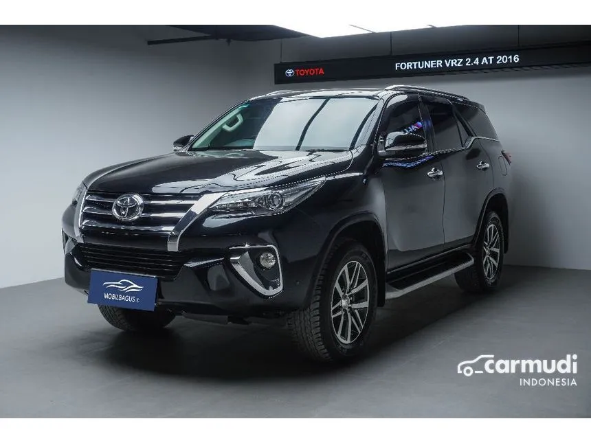 Jual Mobil Toyota Fortuner 2016 VRZ 2.4 di DKI Jakarta Automatic SUV Hitam Rp 309.000.000