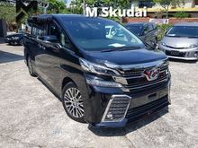 2017 Toyota Vellfire 2.5 ZG P.CRASH FREE 3YRS TOYOTA WARRANTY & SERVICE!!!