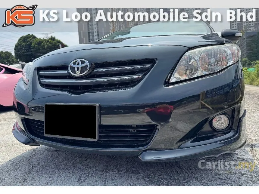 2010 Toyota Corolla Altis E Sporty Sedan