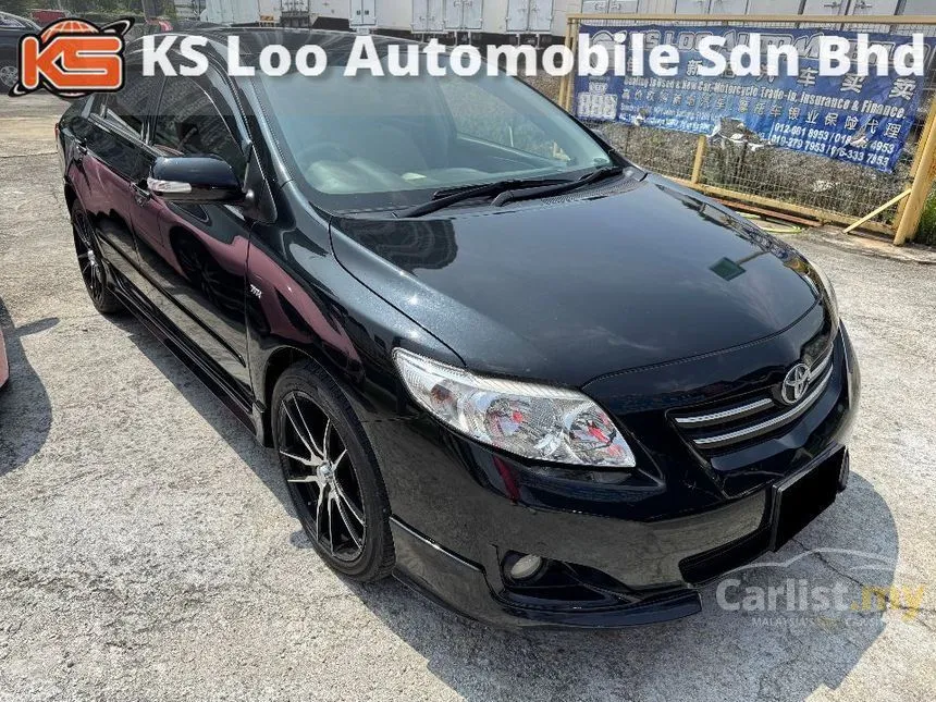 2010 Toyota Corolla Altis E Sporty Sedan