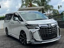 2021 TOYOTA ALPHARD SC 2.5L FULL MODELLISTA KIT AND RIMS SUNROOF PILOT SEATS DIM BSM