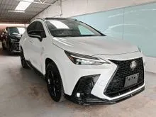 [GRADE 5A] 2023 LEXUS NX 350 2.4 F SPORT TURBO P/ROOF HUD 360 CAMERA RED+BLACK SEAT DIM BSM (A) UNREG NX350
