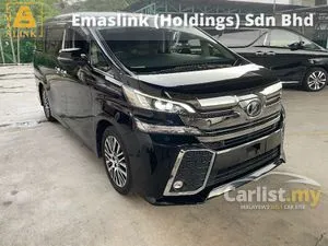 2017 Toyota Vellfire 2.5 ZG 7Seather 360View Sun Roof Full Leather Home Theater JBL Sound System Pre Crash System Push Start Engine 7Speed