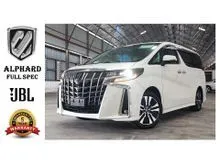 2020 Toyota Alphard 2.5 G S C Package MPV_FULL SPEC, LOW MILEAGE, JBL, 4 CAM, SR, BSM DIM