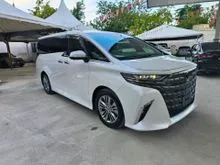 2024 Toyota Alphard 2.5 Z / GRADE 5A / MOONROOF / ROOF MONITOR / DIM / BSM / 360 CAMERA / SPARE TYRE / 2024 UNREGISTER