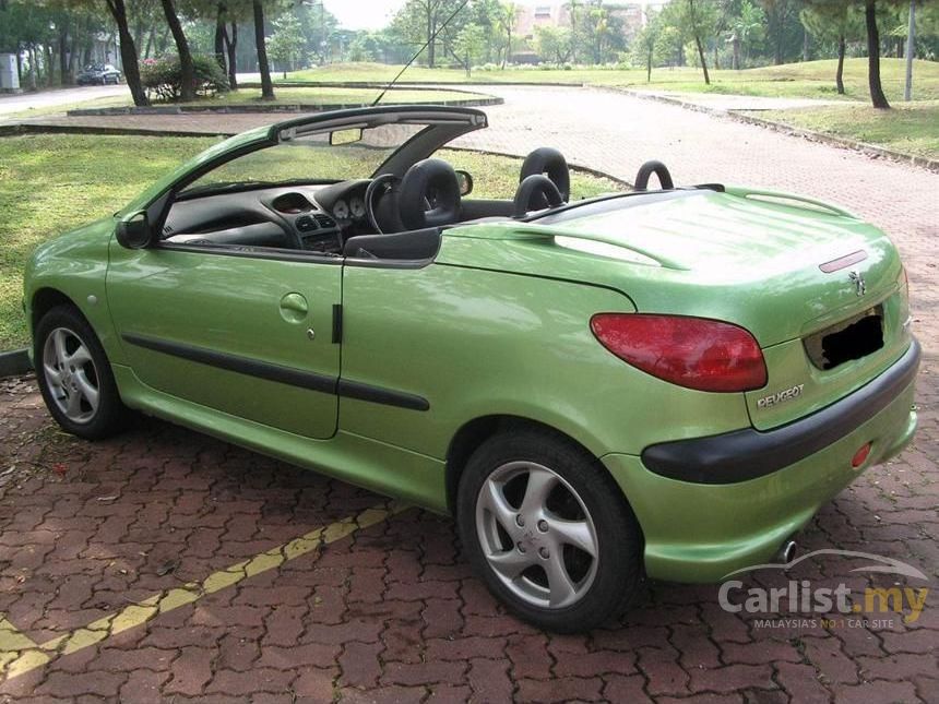 Peugeot 206 2003 CC 1.6 in Kuala Lumpur Automatic Convertible Green ... Peugeot 206 2003 CC 1.6 in Kuala Lumpur Automatic Convertible Green ...