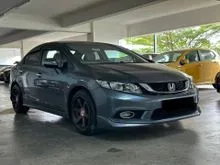 2013 Honda Civic 2.0 S Sedan FB KeyLess & Push Start / Full Leather Power Seat / Multi-Functions Steering / Cruise Control