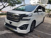 2015 Toyota Vellfire 3.5 Executive Lounge/UNREG/4 CAM/MODELISTA/JBL/PRE-CRASH/2 PWD/PWD BOOT/SUN ROOF
