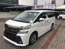 Unreg,2016 Toyota Vellfire 2.5 Z Golden Eyes MPV