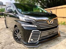2016 Toyota Vellfire 2.5 ZG Edition Original Japan Sepc Special OFFER New Arrival Unregistered