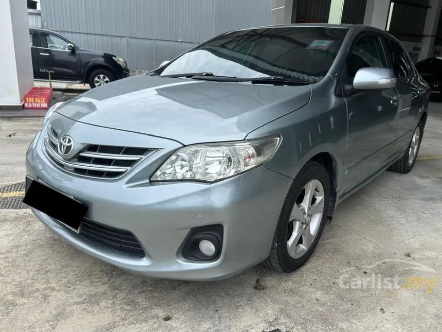 2012 Toyota Corolla Altis E Sedan