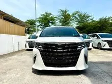 2025 Toyota Alphard 2.5 Z NEW MODEL SIDE STEP SUNROOF HOME THEATER HUD DIM BSM OFFER OFFER READY STOCK