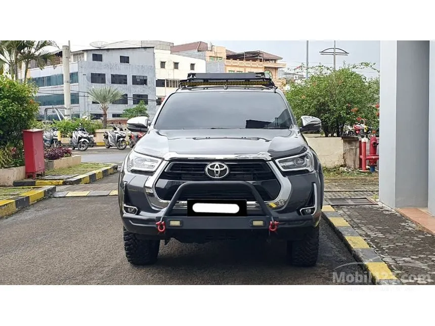 Jual Mobil Toyota Hilux 2021 V Double Cab 4X4 2.4 di DKI Jakarta Automatic Pickup Abu