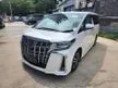 Recon 2019 Toyota Alphard 2.5 SC 3LED With Sunroof / DIM / BSM / Spare Tyre / Grade 4.5 / 30K Mileage / With Auction Report / Recon Unregister