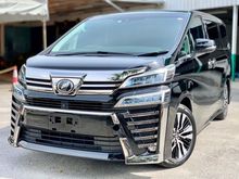 2018 Toyota Vellfire 2.5 ZG Full Spec JBL 17 Speaker Surround Camera Blind Spot Mirror SunRoof Wireless Charging Unregistered 5 Years Warranty