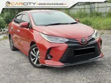 2021 Toyota Vios 1.5 G 1 YEAR WARRANTY TRUE YEAR FULL SERVICE LOW MILE ORI PAINT