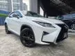 Recon 2018 Lexus RX300 2.0 Black Sequence 3LED Panaromic Roof 4Cam 360 View PCS LKA BSM Brown Leather Power Boot Unregister