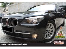 Bmw 730Li 3.0 CBU LWB VACUUM DOORS S/ROOF PW/BOOT FULL SPEC TRUE 2011