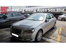 2012 Mercedes-Benz E200 CGI (A) REG JAN 2013, ONE CAREFUL OWNER, LOW MILEAGE DONE 76K KM, REVERSE CAMERA, FREE 1 YEAR GMR CAR WARRANTY