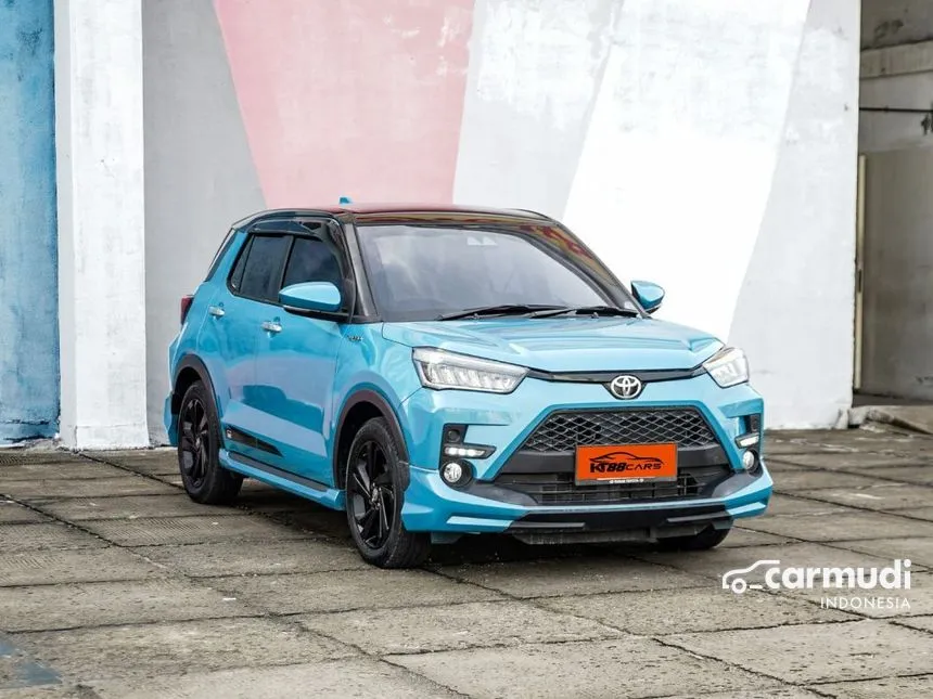 Jual Mobil Toyota Raize 2021 GR Sport TSS (1 Tone) 1.0 di DKI Jakarta Automatic SUV Biru Rp 198.000.000