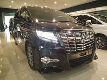 Toyota Alphard 2.5 SC - JBL Surround sound system + 4 Camera + Sunroof + Full Leather Seats
