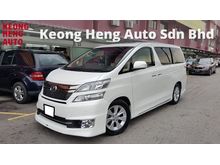 2014 Toyota Vellfire 3.5 V6 (A) VL PREMIUM MODEL, REG 2015, CAREFUL OWNER, HIGH SPEC, MILEAGE 63K KM, 100% ACCIDENT FREE, 17