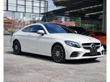 2021 Mercedes-Benz C180 1.5 AMG Line Sport Coupe, GRADE 5A, ORI 15K KM, HUD, BSA, 360 CAMERA, PANORAMIC ROOF, MUTILBEAM LED HEADLIGHTS