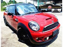 2013 MINI COOPER S 1.6T HARI RAYA PROMOTION CLEAR STOCK*RED COLOUR LEATHER SEAT*PADDLE SHIFT*PUSH START*REVERSE SENSOR