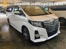 2017 Toyota Alphard 2.5 G S C Package MPV JBL SURROUND SYSTEM PRE CRASG STOP SYSTEM 360 SURROUND CAMERA AUTO CRUISE FREE WARRANTY