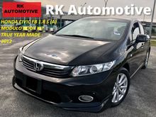 2012 Honda Civic 1.8 S (A) , 1 OWNER , MODULO BODY KIT , PROMOTION FREE 1 YEAR WARANTY