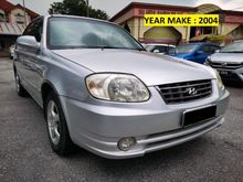 2004 Hyundai Accent 1.5 L (A) 1 OWNER - ORIGINAL PAINT - LOW MILEAGE - NEW & CLEAN INTERIOR - TIP TOP CONDITION - PERFACT LIKE NEW - VIEW TO BELIEVE..