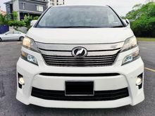 2013 Toyota Vellfire 2.4 Z G Edition (A) Facelift Pilot Electronic Memory Seat Power Boot