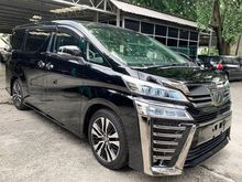 2018 Toyota Vellfire 2.5 ZG - SUNROOF - DIM - 3LED - LKA - P.CRASH - MANY UNIT - 50 SST DISCOUNT PROMO