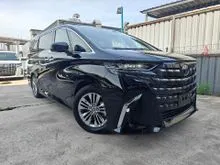 2025 Toyota Alphard 2.5 Z Sun Roof JBL Home Theatre Sound System 4Cam360View DIM HUD Advance Drive Display Audio Leather P/Boot Side Step Unregister
