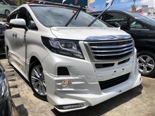 2015 Toyota Alphard 2.5 S PACKAGE - FULL ORIGINAL TRD JAPAN BODYKIT